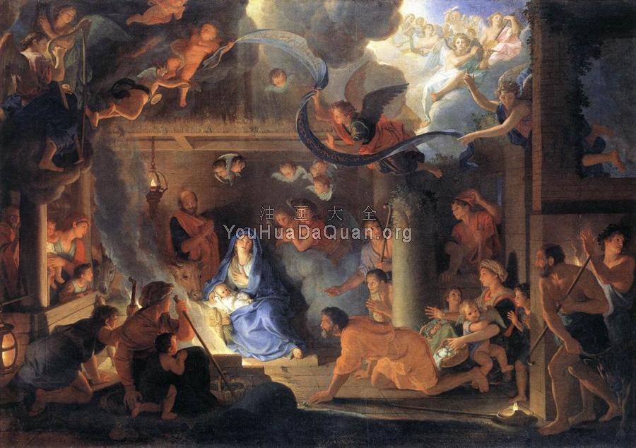 Adoration of the Shepherds - 夏尔·勒·布伦